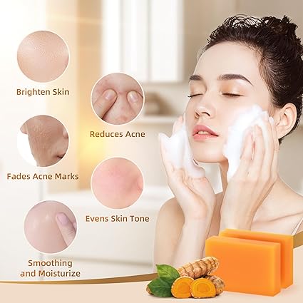 Turmeric & Kojic acid brightening soap