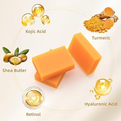 Turmeric & Kojic acid brightening soap