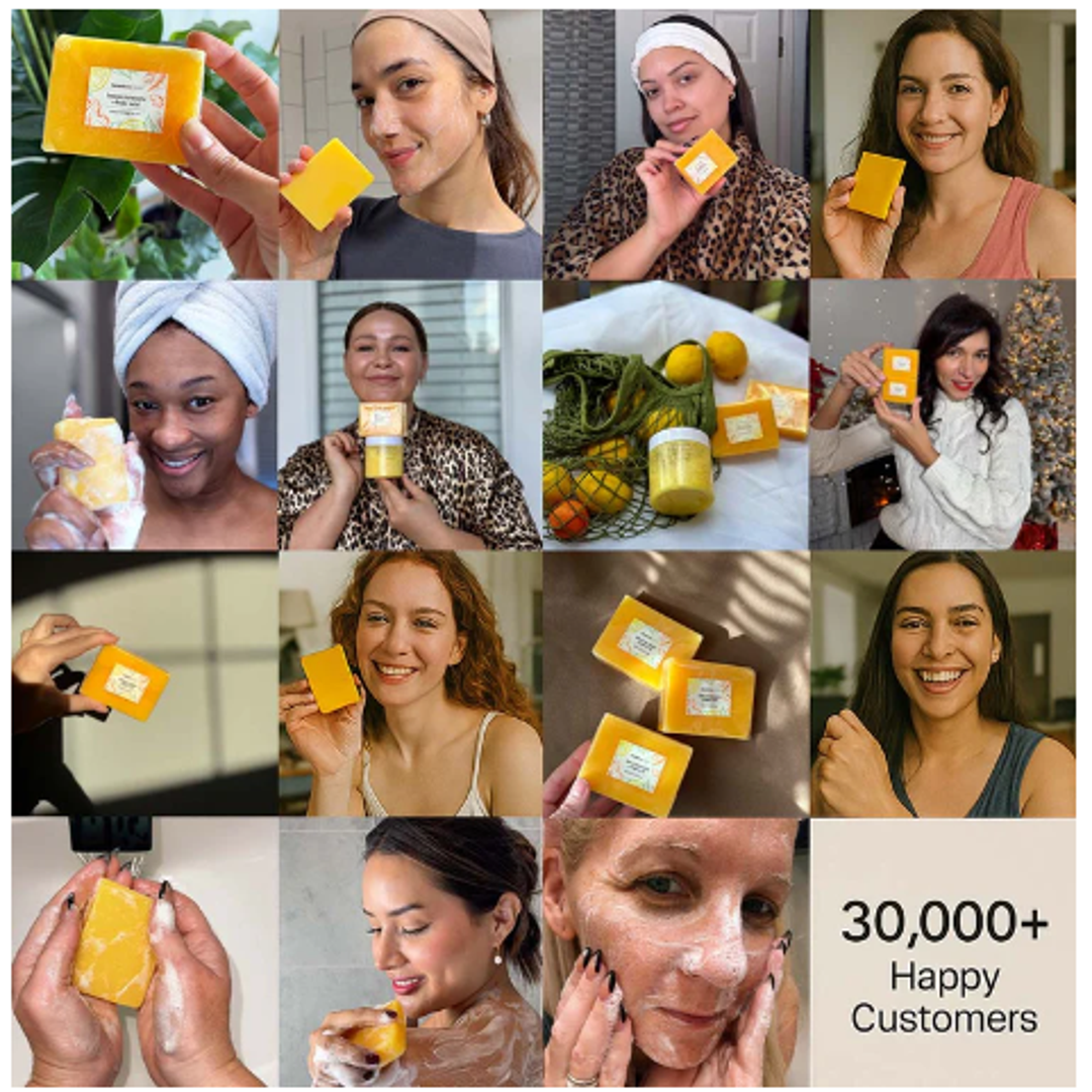 Turmeric & Kojic acid brightening soap